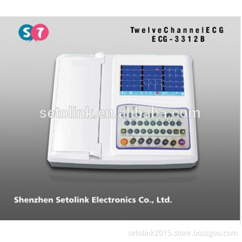 Portable 12 Channel ECG Machine, Digital ECG Machine